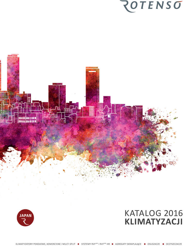 2016 Katalog klimatyzatory Rotenso